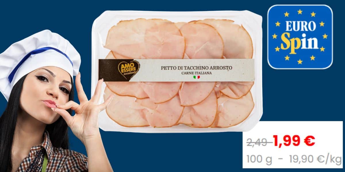 Offerta speciale sul petto di tacchino arrosto: solo fino al 23 marzo, quindi affrettatevi!