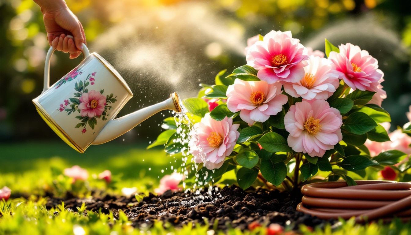 I segreti per una giusta irrigazione della camelia